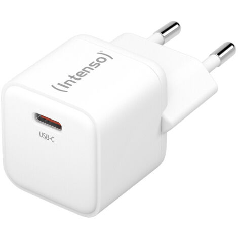 Intenso POWER ADAPTER USB-C GAN/7803022 Universale Bianco Corrente alternativa Ricarica rapida interna (1/4)