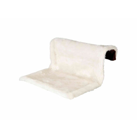 Trixie 43141 Lettino per termosifone, peluche/velluto, 45 × 26 × 31 cm, crema/marrone, 1 pezzo