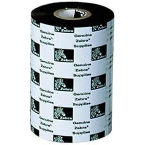 Etichette in resina per stampante Zebra 05095GS11007 Nero, rotolo da 74 metri (110 mm di larghezza), confezione da 12