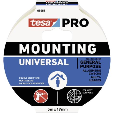 tesa Mounting PRO Universal 66958-00001-00 Nastro per fissaggio Bianco (L x L) 5 m x 9 mm 1 pz. (1/5)