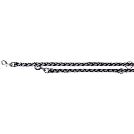Cavo reflect guinzaglio addestramento: L-XL: 2.00m/diametro 18mm nero