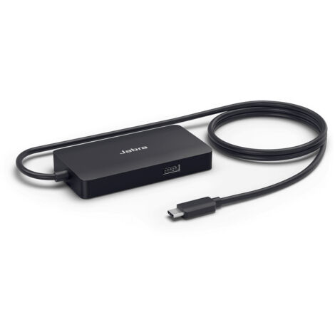 Jabra 14207-58 hub di interfaccia USB 3.2 Gen 1 (3.1 Gen 1) Type-C Nero (1/3)