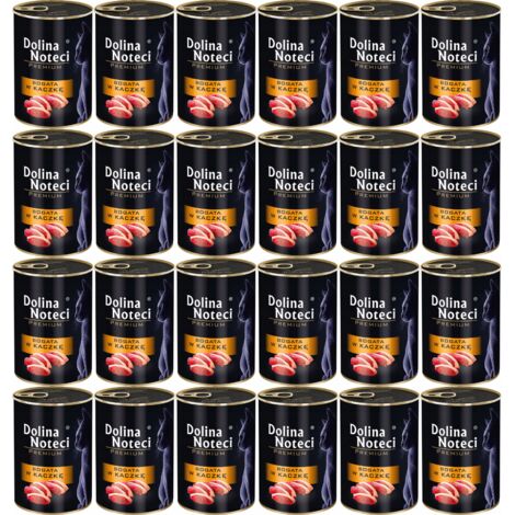Dolina Noteci premium per gatti ricco di anatra 24X400g