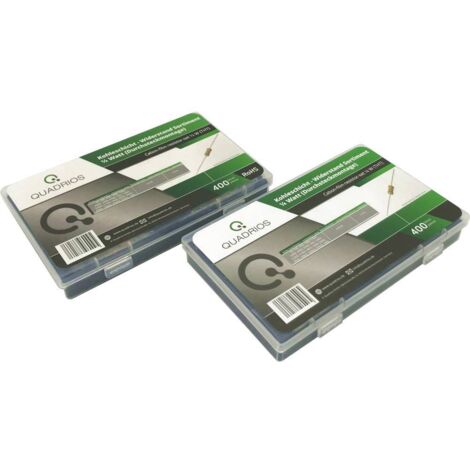 Quadrios 2109P137 2109P137 Assortimento di resistenze a film di carbone assiale 800 pz. (1/3)