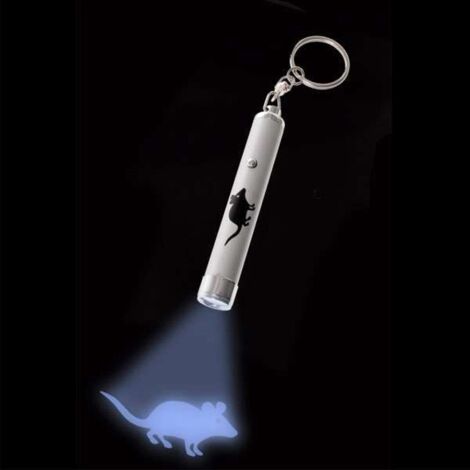 Puntatore a LED K&F con disegno del mouse da 8 cm, in display (1/4)