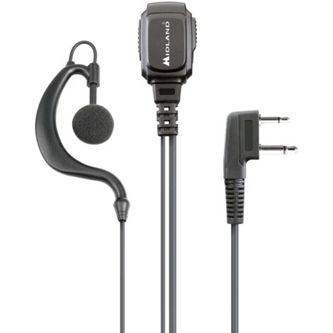 Midland MA21 L Pro Auricolare Cablato A clip Musica e Chiamate Nero (1/3)