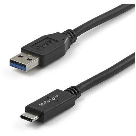 Cavo USB A con USB C Startech USB31AC1M Nero (1/5)