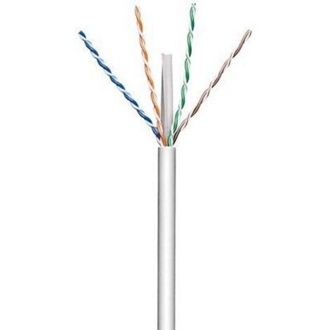 Techly Professional Matassa U/UTP Cavo Cat.6A Rame 305m LSZH Rigido Grigio