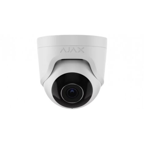Ajax Turretcam Telecamera IP cablata 8 Mp 2.8 mm PoE Bianco