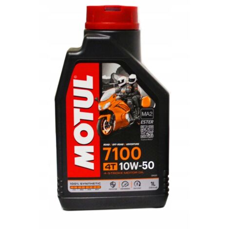 OLIO ORIGINALE MOTUL 7100 1L 10W50 Sintetico MOTO CROSS QUAD Scooter (1/5)