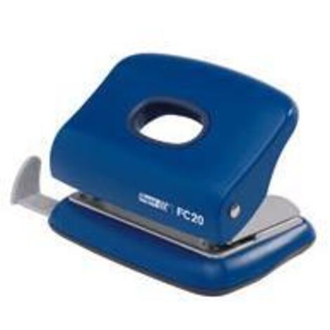 Rapid fc20 perforatore - fino a 20 fogli - facile da svuotare - perfora 5,5 mm - colore blu