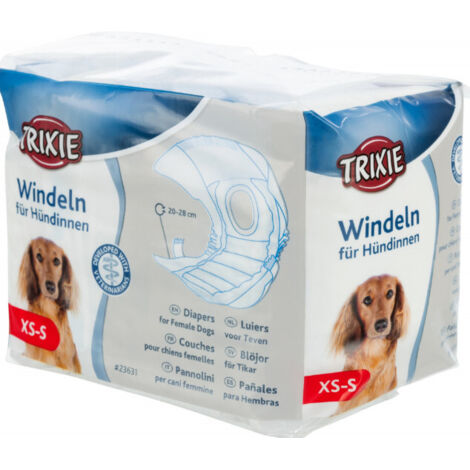 Pannolini per cani femmina  Offerta Multipack confezione risparmio: tg. XS-S offerta set 24 pezzi