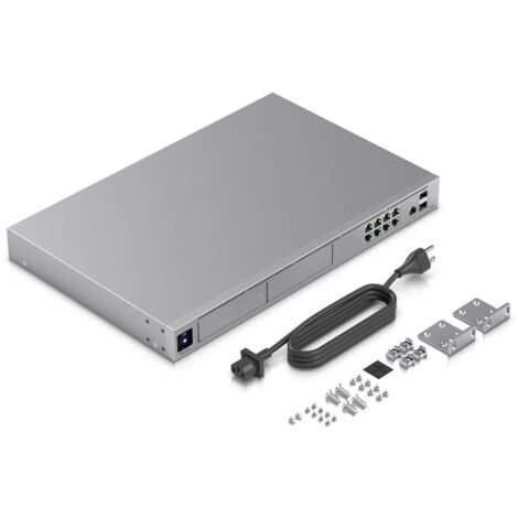 Ubiquiti UniFi Dream Machine Pro Max Gateway con 8 porte Gigabit Ethernet, 2 porte SFP+, porta WAN 2,5 Gbps, 128 GB SSD e slot per 2 HDD, garanzia di 1 anno (1/5)