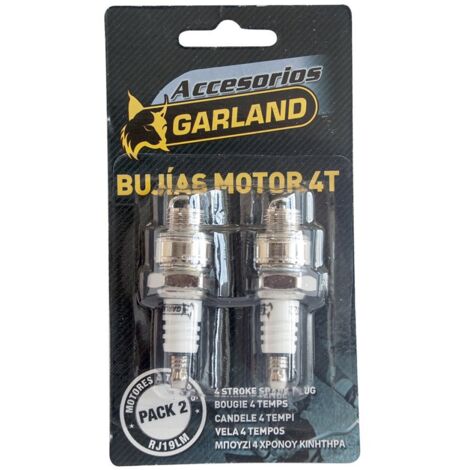 Blister 2 unità di Candele 4T (RJ19LM) GARLAND (7101000200)