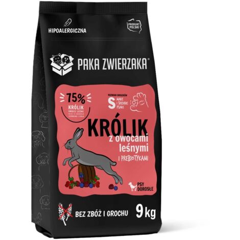 Cibo secco per cani Seventh Heaven Animal Pack Coniglio, Frutti di bosco 9 kg