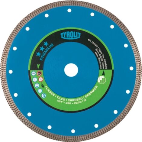 Sega diamantata continua 1A1R Ø115x1,2x22,23 DCT Tyrolit