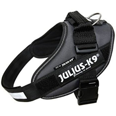 Pettorina IDC Julius K9 Powerharness (ITA)  - Pettorina IDC Julius K9 Powerharness (ITA) - Grigio, M / Taglia 0 (58-76cm)