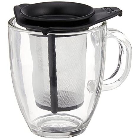 Set Tazza Vetro 0,35l + Filtro Nero - Set Yo Yo - Bodum (1/4)