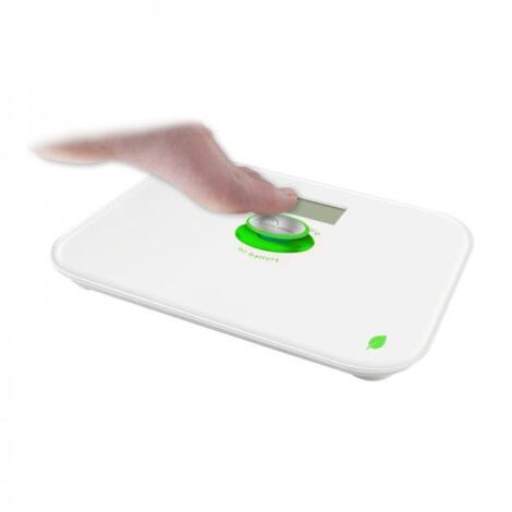 bilancia pesapersone elettronica senza batteria 180kg / 100g bianca - 8154 - little balance (1/2)