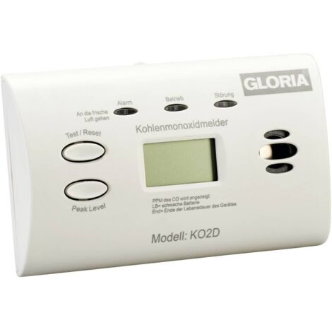 Gloria KO2D Rilevatore monossido di carbonio a batteria Rileva Monossido di carbonio