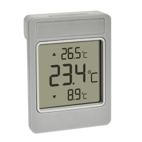 TFA Dostmann Digitales Fensterthermometer WINDOO Termometro da finestra Grigio 30.1067.15