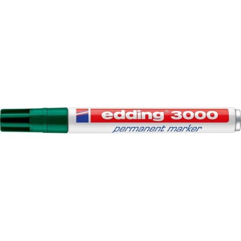 Marcatore Permanente Edding Verde Nr.3000