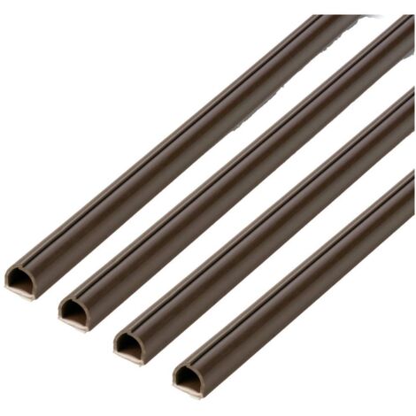 cablefix 2200-42 Canalina passacavi (L x L x A) 1 m x 5.5 mm x 5 mm 4 pz. Marrone