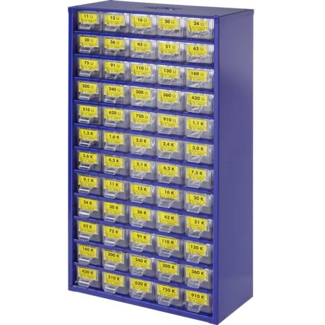420190 Assortimento di resistenze a film metallico assiale 0.25 W 1 % 1 KIT (1/2)