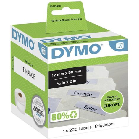Etichetta adatta per DYMO LabelWriter bianca L12xL50mm 220St./RL DYMO