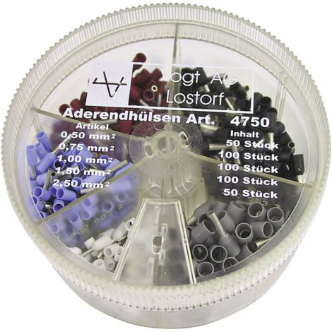 Accessori di connessione vogt 4750 isolati scatola circolare 400 pz