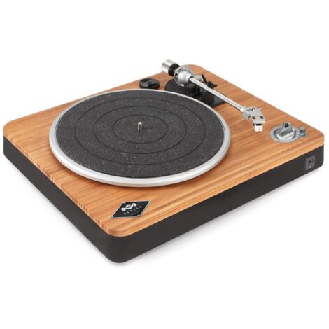 The House Of Marley Stir It Up Wireless Giradischi con trasmissione a cinghia Nero, Legno Manuale