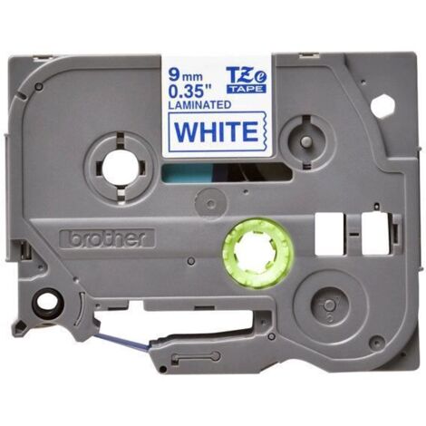 Cassetta nastro Brother TZe TZe-223 Colore Nastro: Bianco Colore carattere:Blu 9 mm 8 m