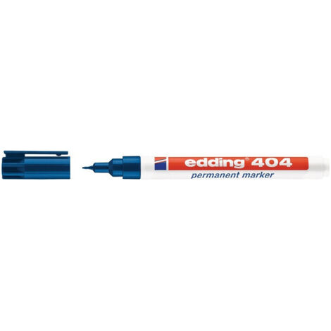Pennarello indelebile 404 linea blu 0,75mm punta tonda EDDING (Per 10)