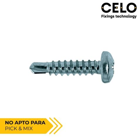 Vite autofilettante CELO Ø 3 mm 3,5 x 13 mm 500 Unità Zincato