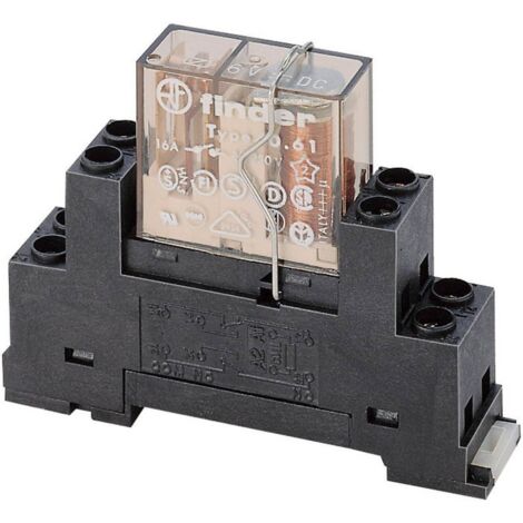 Finder 95.65.M Zoccolo per relè con leva di bloccaggio (L x L x A) 15.6 x 63.1 x 33.3 mm 1 pz.