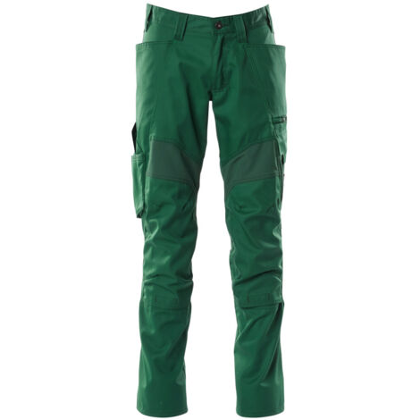MASCOT Pantaloni da lavoro Accelerate con tasche per ginocchiere - 18579-442-Bottle Green-82-43 (1/2)