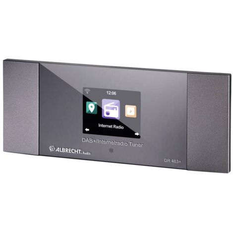 Albrecht Albrecht DR 463+ Internet-, DAB+ und UKW-Radio Tuner Sintonizzatore radio Internet DAB+, Internet, FM DAB+, In
