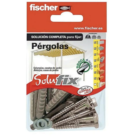 Kit di fissaggio per pergola 502679 solufix fischer