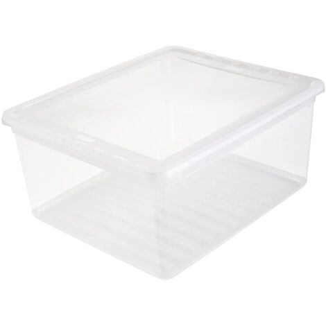 keeeper Box Contenitore con Sistema di Ventilazione, 39 x 33,5 x 18 cm, 18 L, Bea, Trasparente (1/5)