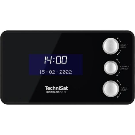 TechniSat DIGITRADIO 50 SE Radiosveglia DAB, DAB+, FM Funzione allarme Nero