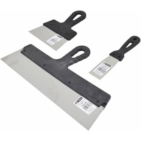 Awtools szpachla nierdzewna 350mm uchwyt plastikowy (1/2)