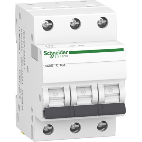 Interruttore automatico di sovracorrente K60N-C16-3 C 16A 3 poli