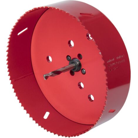 wolfcraft Sega a tazza BIM I 5498000 I Per materiali per costruzioni a secco, legno, plastica e metalli, profondità di taglio 40 mm