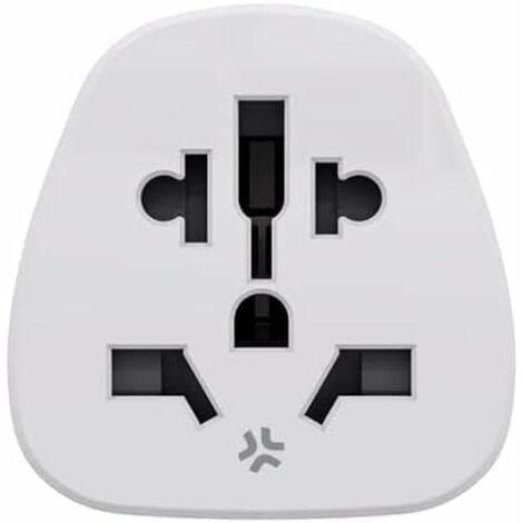 Celly Adattatore Universale da Viaggio Tipo F Bianco (1/5)