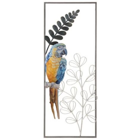 Decorazione Parete Ferro Pappagallo cm 28,6X2,5X74,3 - PARROT (1/5)