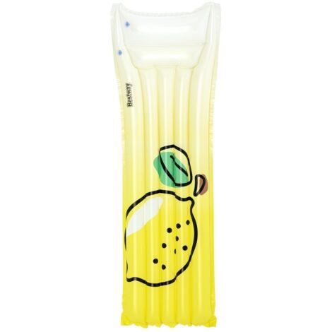 Bestway Materassino Gonfiabile Limone 183x69 cm Spiaggia e Piscina 44122 (1/4)