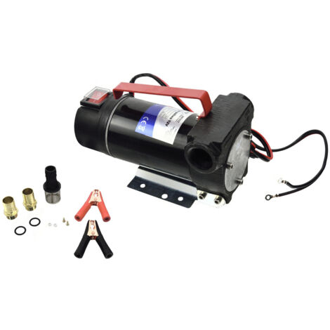 POMPA GASOLIO 12V TRAVASO DIESEL/LIQUIDI 40l/min PORTATILE G01022 GEKO