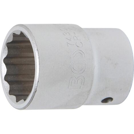 BGS Inserto per chiave a bussola, 20 (3/4), dodecagonale, 30 mm, 1 pz., 7430