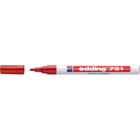 Evidenziatore. 751 Edding Rosso