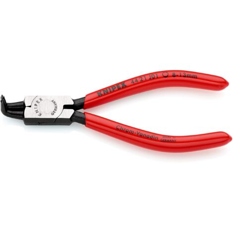 Pinza per anelli di sicurezza J 01 per fori diametro 8-13 mm, placcata